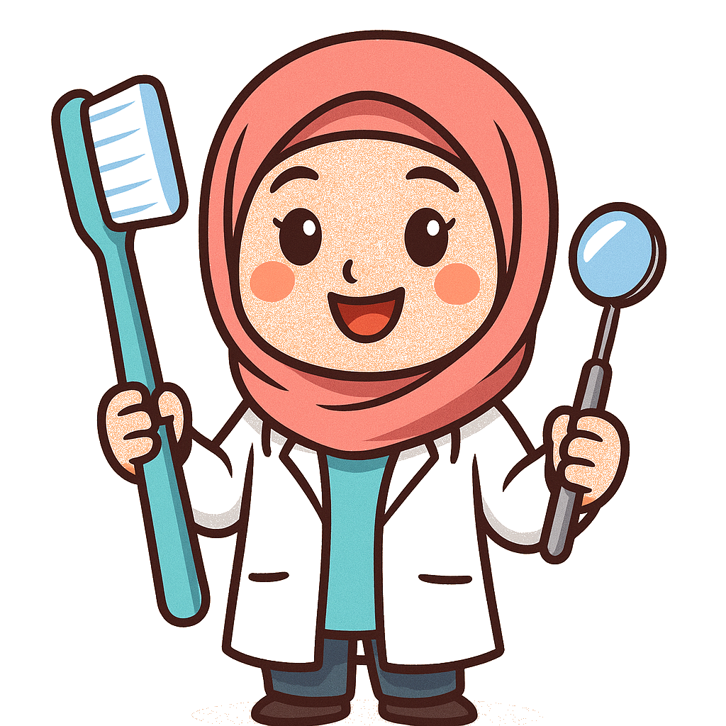 Pediatric dentist illustration